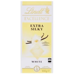 Lindt Excellence Tablet, extra fluweelachtig, chocolade, wit, 100 g