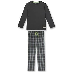 Sanetta jongens pyjama grijs 128, grijs.