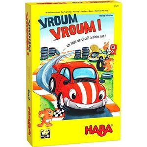 HABA - Vroum Vroum - gezelschapsspel voor kinderen - autospel - racespel - snelheid - vanaf 3 jaar - 305261