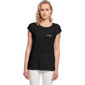 Merchcode T-shirt pour femme, 100% coton, noir, 3XL, Noir, 3XL
