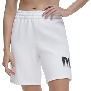 DKNY SPORT Bermuda pour femme, Blanc - Blanc, S