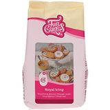 FunCakes Mix voor Royal Icing, voor Taartdecoratie en het Glazuren van Koekjes, Perfect Glanzend Glazuur, Alleen Water Toevoegen, Halal. 450 g.