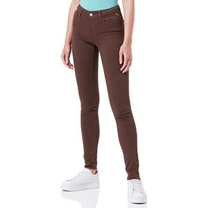 Replay Luzien Hyperflex Colour Xlite Jeans voor dames, donkerbruin (764)