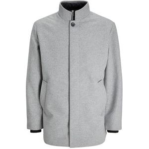 JACK & JONES Veste en laine Jjeharrison Sn pour homme, Gris clair chiné, XL