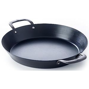 BK Paella-pan van zwart staal, 35,6 cm