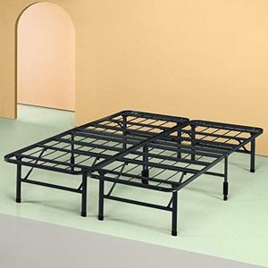 ZINUS SmartBase matrasonderlegger, metalen platform, eenvoudige montage, opbergruimte onder het bed, 120 x 190 cm, zwart