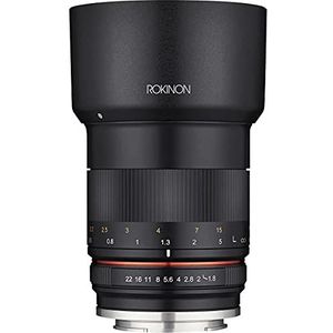 Rokinon Handmatige scherpstelling, 85 mm, f/1,8 inch, voor Sony E Mount Nex-serie, zwart