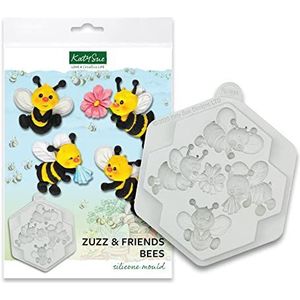 Katy Sue Zuzz & Friends Bees siliconen vorm voor taartdecoratie en knutselwerk