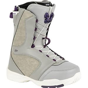 Nitro Flora TLS dames snowboardboot '23, lila grijs, MP 26,0 // EU 40 // US 8,5