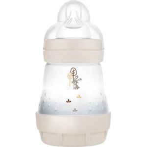 mam | Easy Start Anti-koliek fles 0+ maanden langzame doorstroming (160 ml) zand - fles ter vermindering van koliek en ongemak van de baby - babyfles compatibel met borstvoeding