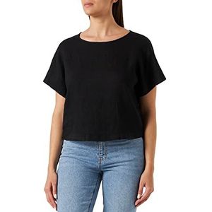 s.Oliver T-shirt à manches courtes pour femme, Noir, 42