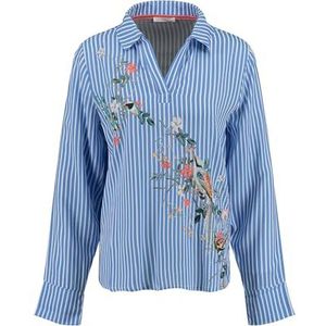 KEYLARGO Damesblouse WB Bird, waterblauw (1224), S, Blauw (Water Blue) 1224, S