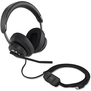 Kensington H2000 - USB-C hoofdtelefoon met microfoon, compatibel met Windows & Mac, met ruisonderdrukkingstechnologie en 1,8 m kabel (K83451WW)