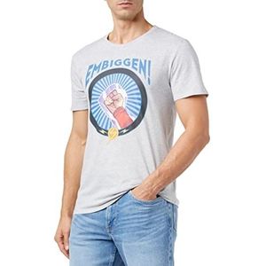 Marvel T-shirt, heren, grijs melange, XXL, Grijs Melange