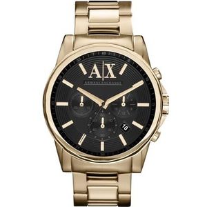 Armani Exchange Chronographe herenhorloge, roestvrij stalen horloge