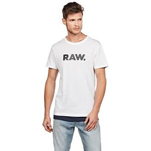 G-STAR RAW Holorn R S T-shirt voor heren, wit (wit 8415-110)