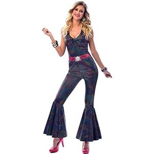 amscan 9903583 glitter disco diva kostuum met uitlopende broek maat 42-44-44