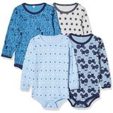 Pippi Baby Boys Body blauw (725), 68, blauw (725)