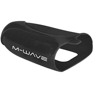 M-Wave Uniseks teenshield overschoenen van siliconen voor volwassenen, zwart, S-XL