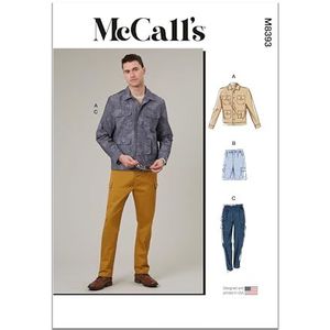 MCCALLS M8393BB jas, korte broek en broek voor heren BB (44-46-48-50-52)