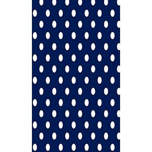 Homemania Bedrukt tapijt, 25% polyester, 75% katoen, blauw, wit