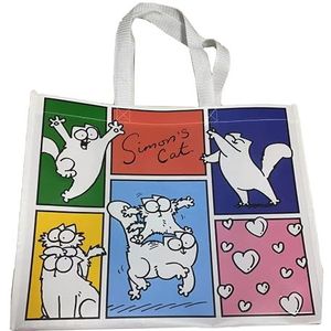 Puckator Sac fourre-tout Shopper - Simon's Cat Design 2024 Style POP, multicolore, 40, Contemporain