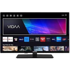 Telefunken VIDAA XH32VP750M 32 inch Smart TV HD Ready met geïntegreerde drievoudige tuner, led, zwart