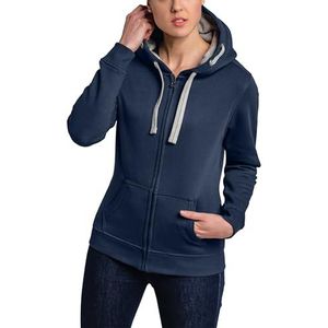 HRM Damesjas F Hoodie, Navy Blauw
