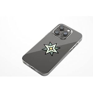 Bonateks, Étui de protection imprimé numériquement compatible avec iPhone 14 Pro, coque de protection anti-chocs, en silicone, flexible, transparent
