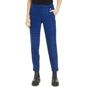 Tamaris Ariana Suit Pantalon pour femme, Blueberry Houndstooth Check, 40