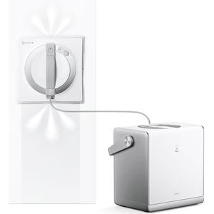 ECOVACS WINBOT W2 Pro OMNI raamreinigingsrobot met multifunctioneel station, laadt tijdens het gebruik, mondstuk met drie opzetstukken, 12-traps beschermingssysteem
