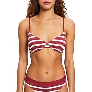 ESPRIT Brela Beach Rcs Uw.bra Dames Bikini Dark Red 3, C EU, Dark Red 3, donkerrood 3