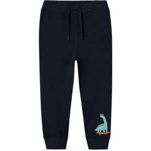 NAME IT Nmmvimo Nreg AOP SWE Pantalon de survêtement Bru pour garçon, Dark Sapphire/Aop:dino Skate, 86