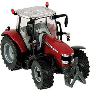 TOMY BRITAINS - Verzamelvoertuig, Massey Ferguson 6718S 1 Tractor voor volwassenen 43235, landbouwtractor, model op schaal 1:32, replica geschikt voor kinderen vanaf 3 jaar, rood