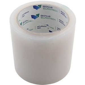 BONUS Eurotech 1BL32.01.0100/025A # All-weather tape, polyethyleen folie, breedte 100 mm, lengte 25 m, plakband op acrylbasis, dikte 0,13 mm, transparant