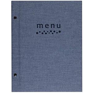 LACOR Sandro Collection 28371 menuhouder, menuhouder, thermisch verzegeld, blauw, 25, Telflex, 25,5 x 32 cm (A4)