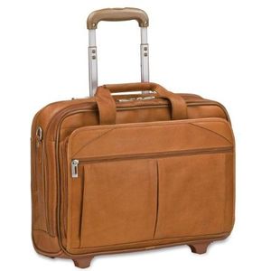 solo walker laptoptas 15,6 inch, Huid, One Size, walker laptoptas met wielen, leer