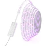 Nanoleaf Matter Essentials Lightstrip starterset, 5 m led-strip, RGBW Smart – ledlampen, 16 m, mat, over draad, Bluetooth, werkt met Google Home Apple, synchronisatie van muziek en monitor