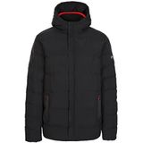 Trespass Habbton Padded Jacket voor heren, zwart.