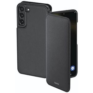 Hama Samsung Galaxy S22 PU Leather Flip Case ""Finest Sense"" beschermhoes met creditcardvakjes, standfunctie en displaybescherming in zwart
