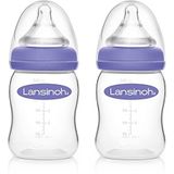 Lansinoh NaturalWave Babyfles, klein, 160 ml, 2 Stuk