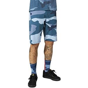 Fox Racing Ranger Camo Shorts voor heren, casual shorts, blauw/camouflage