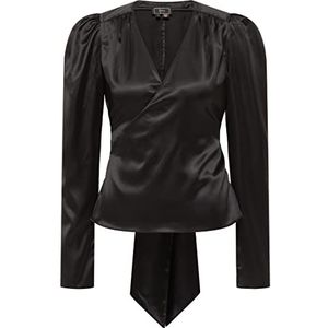 faina Blouse dames, zwart, M, zwart.