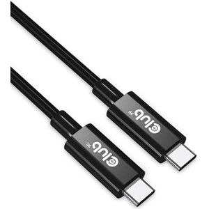 Club3D CAC-1579 USB4 Gen3x2 Type-C bidirectionele kabel 8K60Hz of 4K120Hz, Data 40Gbps, PD 240W (48V/5A) EPR St/St 3 m