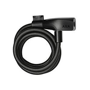 AXA Resolute 8-150 kabelslot voor volwassenen, uniseks, zwart, 150 cm