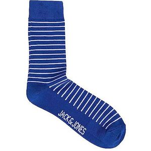 JACK & JONES Jackay Stripe Sock Noos herensokken, Nautisch blauw.