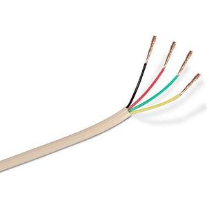 AISENS A143-0321 telefoonkabel 4C, 100 m, beige