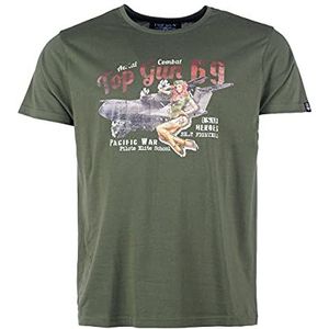 Top Gun Tg20213026 T-shirt voor heren, Olijf