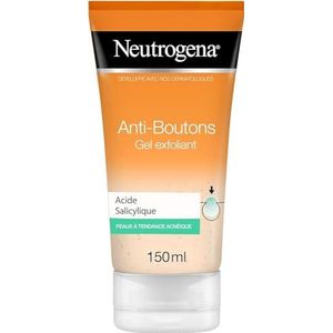 Neutrogena Anti-puistjes gel, peeling met salicylzuur, voor de acne-gevoelige huid, tube 150 ml