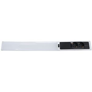 Bold Led-strip (onderbouwverlichting/onderbouwverlichting) met 2 stopcontacten (1750 lumen | 18 W | neutraal wit licht 4000 K | IP20 | lengte 60 cm)